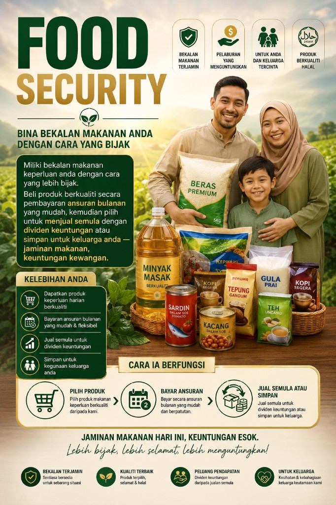 Food Security - Bina bekalan makanan anda dengan cara yang bijak